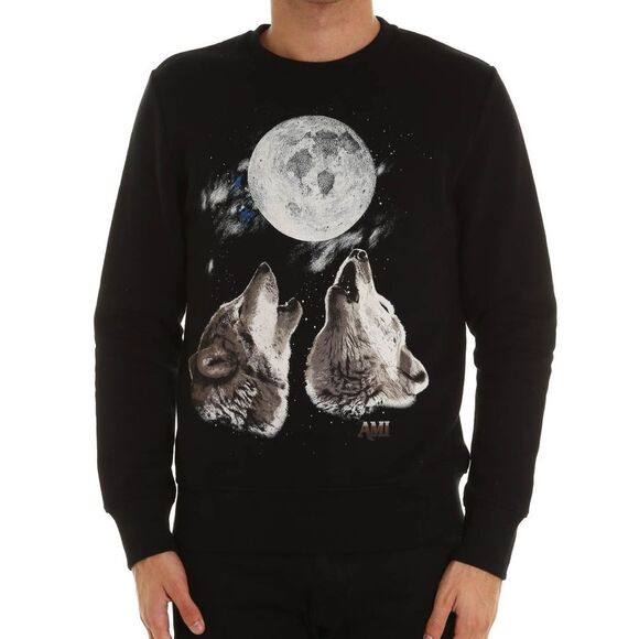 AMI PARIS Wolves print sweatshirt Large - Picture 2 of 12